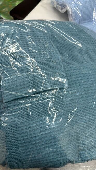 домашние халаты больших размеров: Халат, Вафельное полотно, XS, M, XL — 6