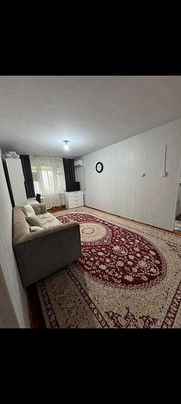 2 бөлмө, 43 м², Азия Молл 104-серия, 3 кабат, Косметикалык оңдоо — 1