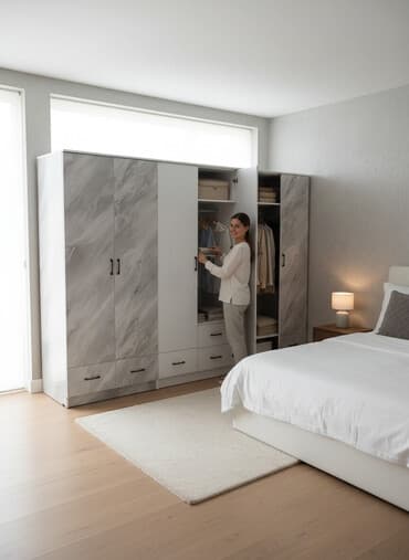 тряпочный шифоньер: Продается шифанеры новые из Российского ламината. Имеется доставка по — 2