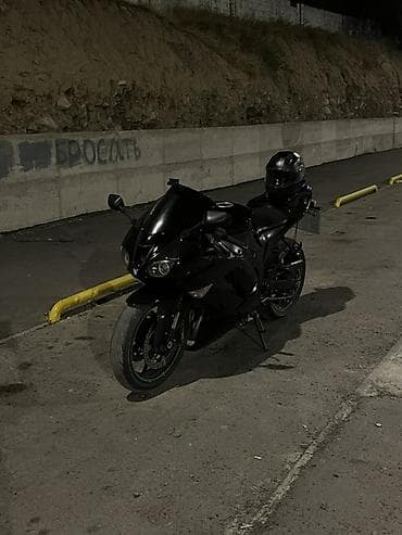 Мотоциклы: Спортивный мотоцикл Kawasaki Ninja ZX-6R . Черный матовый/глянцевый — 2