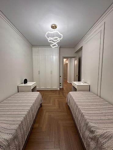 pro group: 3 комнаты, 104 м², Асанбай мкр Элитка, 9 этаж, Дизайнерский ремонт — 8