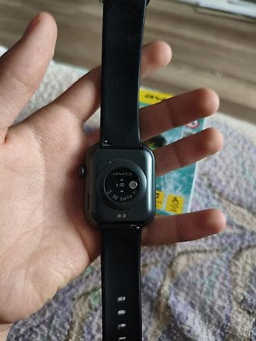 galaxy tan: Awei H10 — умные часы - Цвет: черный, прямоугольный корпус — 4