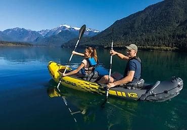 Аңчылык жана балык уулоо: Надувная байдарка Intex 68307 Explorer K2 Kayak Купить в Бишкеке — 4