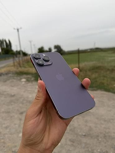 pro m1: IPhone 14 Pro Max, Б/у, 256 ГБ, Deep Purple, Коробка, 88 % — 1