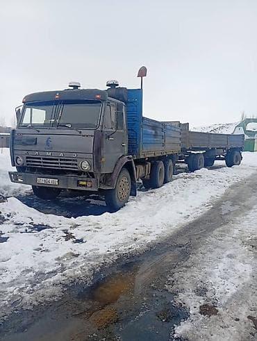 сельхоз камаз с прицепом: Тягач, Камаз, Бортовой — 1