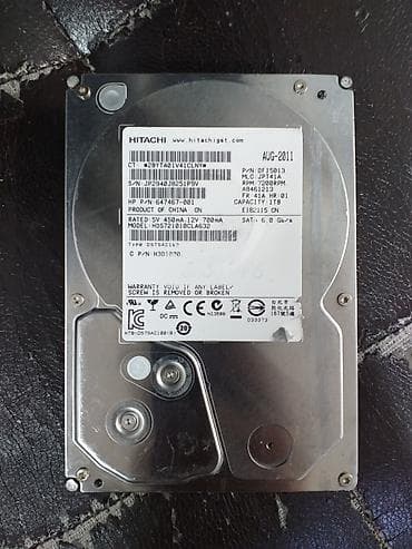 ssd бу: Накопитель для ПК, Б/у, Hitachi, HDD, 1 ТБ, 3.5", Для ПК — 1