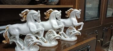 май литл пони: Фарфор СССР .один конь целый 1500сом2 коня с небольшим дефектом за — 1