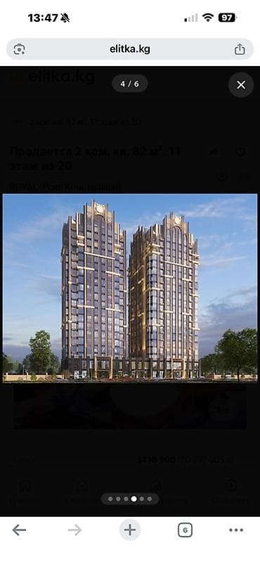 купить квартиру жк космос: 2 комнаты, 75 м², Элитка, 18 этаж — 3