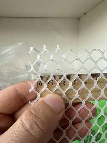 сетка для курятника: Сетка пластиковая высота 2 метр мелкий рубчик 👍 качество супер сетка — 4