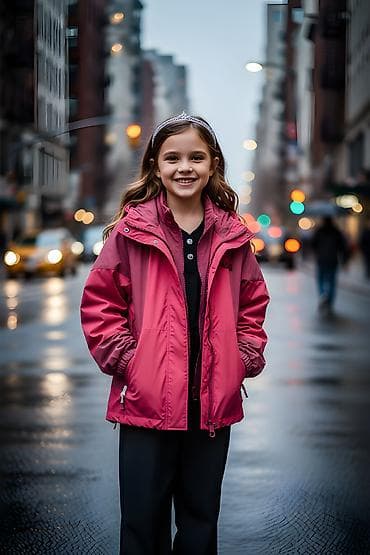 зимняя спортивка: Детская трехслойная куртка-комбинатор для межсезонья - 2-в-1: верхняя — 1