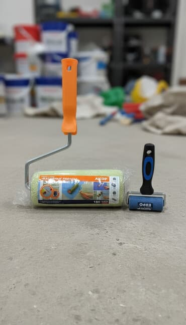 Валик АКОР для фасадных работ + валик для прикатки обоев «Евро»