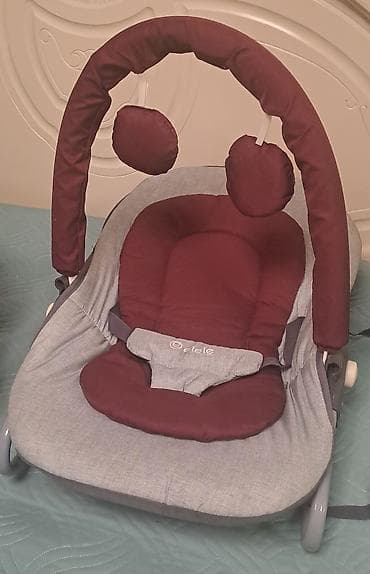 Игровые манежи: Кресло-шезлонг с дугой для игрушек (продаётся) — 1