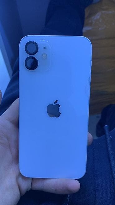 ipnone 12: IPhone 12, Б/у, 128 ГБ, Белый, Зарядное устройство, Чехол, Кабель, 77 % — 1
