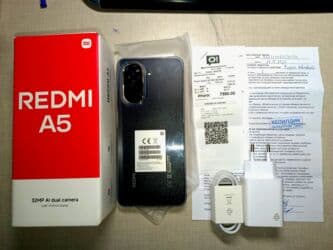 red devil: Redmi, Redmi A5, Новый, 64 ГБ, цвет - Черный, 2 SIM — 2