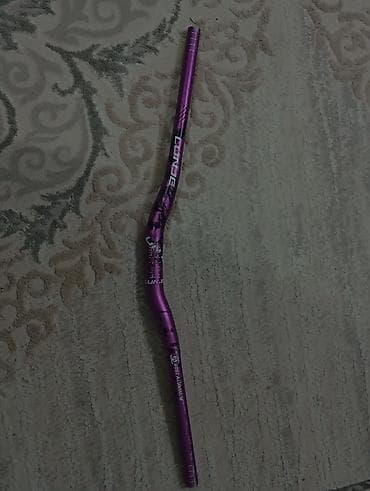 Фиолетовый руль для велосипеда LONJE на фикс - Материал: алюминий