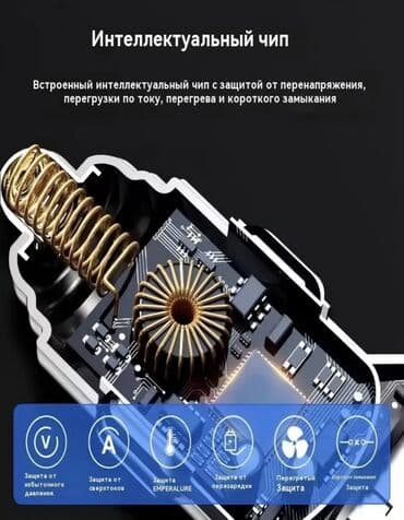 купить бу зарядное устройство для автомобильного аккумулятора: Супермногофункциональное автомобильное зарядное устройство 960 Вт — 8