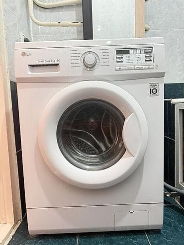 Стиральная машина LG с прямым приводом (Direct Drive), загрузка 6 кг