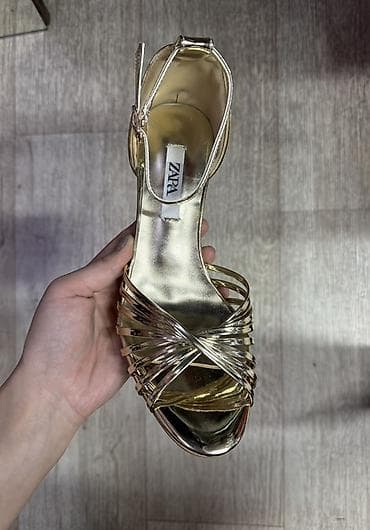 zaza туфли: Босоножки, 36, 37, 38, Zara, Новый, цвет - Белый, Самовывоз, Платная доставка — 6