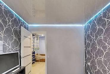 a frame: Натяжной потолок Глянцевое, Матовое, 3D потолки Гарантия, Бесплатная консультация, Бесплатный замер — 5