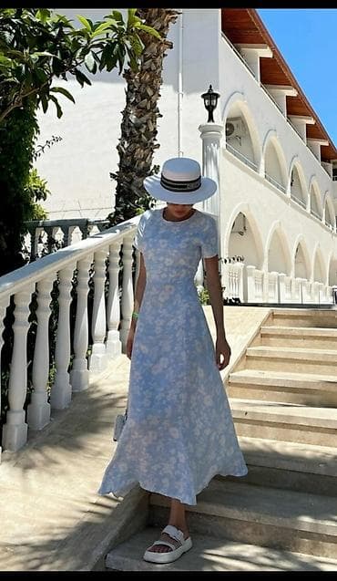 Красивое летнее платье
длина чуть ниже колена(не в пол) — 2