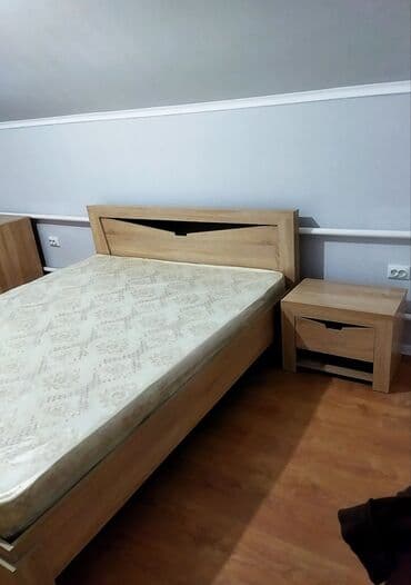 KROVATY: Спальный гарнитур, Двуспальная кровать, Шкаф, Комод at lalafo.kg KROVATY: Спальный гарнитур, Двуспальная кровать, Шкаф, Комод