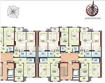 квартира в баяте: 1 комната, 49 м², Элитка, 2 этаж, Готовая ПСО (под самоотделку) — 5