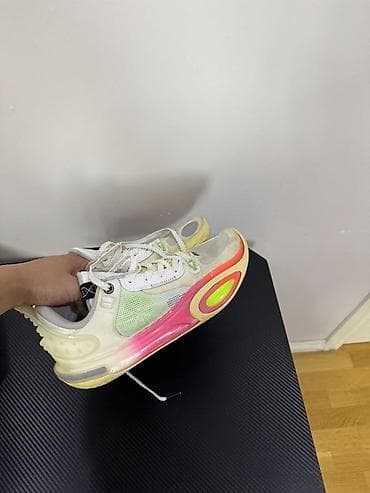 кросовки баскетбольные: Мужские кроссовки, 41.5, 42, Б/у, цвет - Белый, Самовывоз, Платная доставка — 2