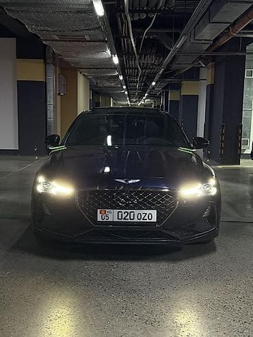 Продажа авто: Редкая модификация Genesis G70, темно-синий седан бизнес‑класса с — 4