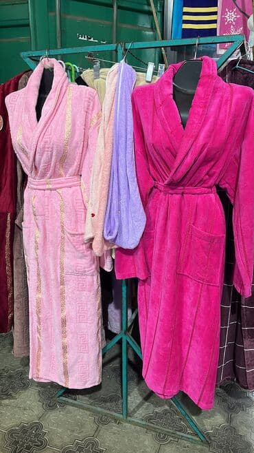 домашние халаты больших размеров: Халат, Махра, Турция, Все размеры — 9