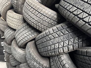 виндом диск: Шины 225 / 60 / R 17, Зима, Б/у, Комплект, Внедорожные (АТ/МТ), Япония, Bridgestone — 9