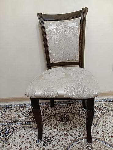 стулья с партой: Стул для кухни, Новый, Дерево, цвет - Коричневый — 4