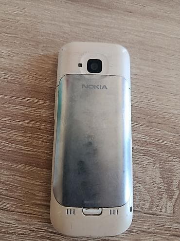 nokia 5230: Nokia C5, Б/у, < 2 ГБ, цвет - Белый, 1 SIM — 3