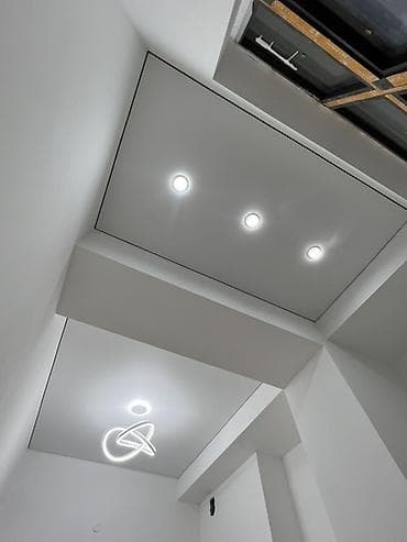 трек потолок: Натяжные потолки с интегрированным освещением - Бесщелевые и теневые — 3