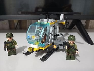 Строительный кирпич: Конструктор-минифигурки и техника в военной тематике (совместимы с — 3