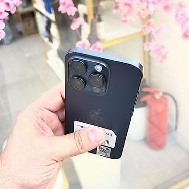 IPhone 15 Pro, Колдонулган, 256 ГБ, Blue Titanium, 95 % — 6