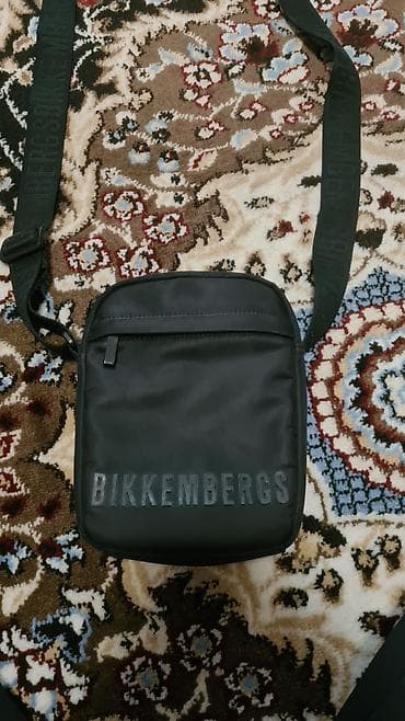 сумки и клатч: Барсетка, Материал: Тканевый материал, Застежка на молнии, Новый — 1