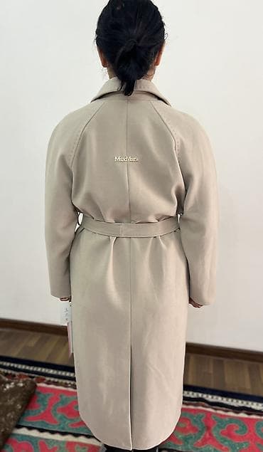 шуба италия: Пальто, Классика, Осень-весна, Ангора, Длинная модель, Двубортная модель, 2XL — 4