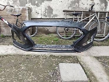 треснутый: Бампер Hyundai, Б/у, Оригинал — 1