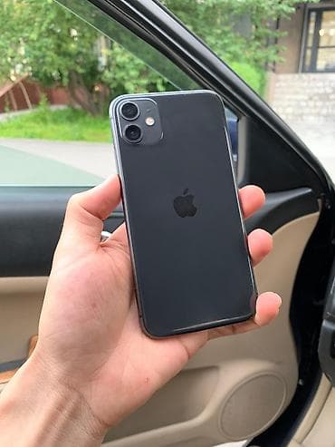 IPhone 11, Б/у, 128 ГБ, Черный, Защитное стекло, Чехол, 78 % at lalafo.kg IPhone 11, Б/у, 128 ГБ, Черный, Защитное стекло, Чехол, 78 %