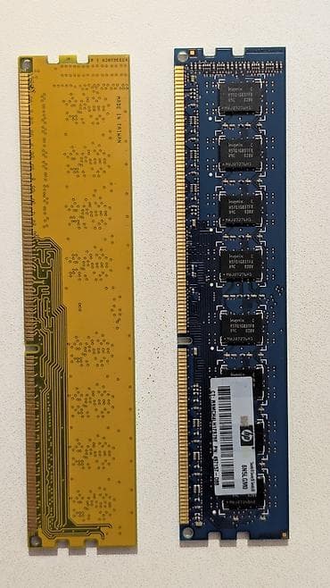 Есть две линейки, 1. DDR3 4GB PC1 som, 2. DDR3 2GB PC1 som — 2