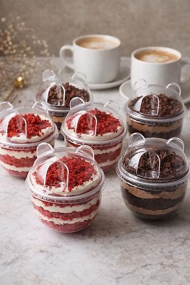 Декор жана интерьер: Мини-десерты в стаканчиках с куполом «ушки» Трайфлы😍 Описание: - — 2