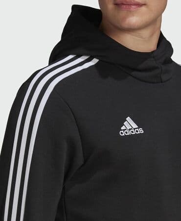 tech fleese: ADIDAS. ТОЛСТОВКА С КАПЮШОНОМ ДЛЯ КОМФОРТА ВНЕ ПОЛЯ. Расслабьтесь — 6