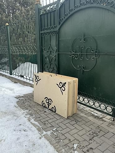 дачные столы и стулья: Национальный кыргызский стол, Складная, Дерево — 1