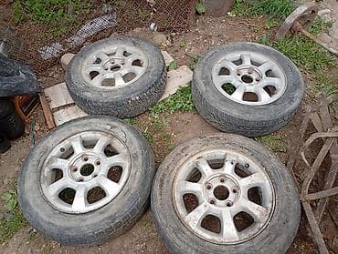 Колеса в сборе 195 / 65 / R 15, Зима, Б/у, Комплект, Легковые, Литые, отверстий - 5