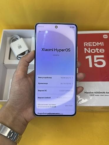 apple display: Redmi, Redmi Note 15, Новый, 128 ГБ, цвет - Голубой, В рассрочку, 2 SIM — 5