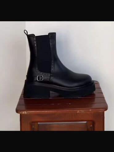 сапоги зимние женские натуральная кожа натуральный мех распродажа: Өтүктөр, 37, Колдонулган, түсү - Кара, Өзү алып кетүү, Акылуу жеткирүү — 1