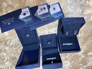 сапфит: Ювелирный комплект Blue Diamond с сапфирами и бриллиантами - Состав — 4