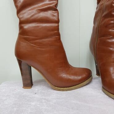 сапоги зимние женские натуральная кожа натуральный мех распродажа: Продаю зимние сапоги, кожзам, 38 р,в отличном состоянии! — 2