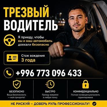 Трезвый водитель Услуга профессионального трезвого водителя для