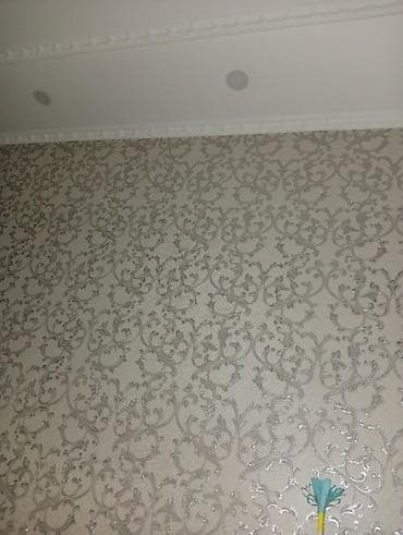 корейский одежда: Флизелиновые обои с объёмным узором - Цвет: бежево-серый фон с — 1